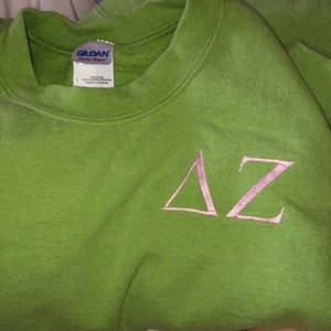 Delta Zeta DZ stitched sweater - Large